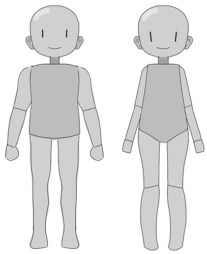 A male and female avatar concept made by Igor.